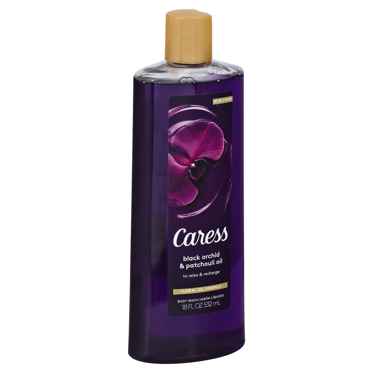 slide 12 of 12, Caress Black Orchid & Patchouli Oil Body Wash 18 oz, 18 oz