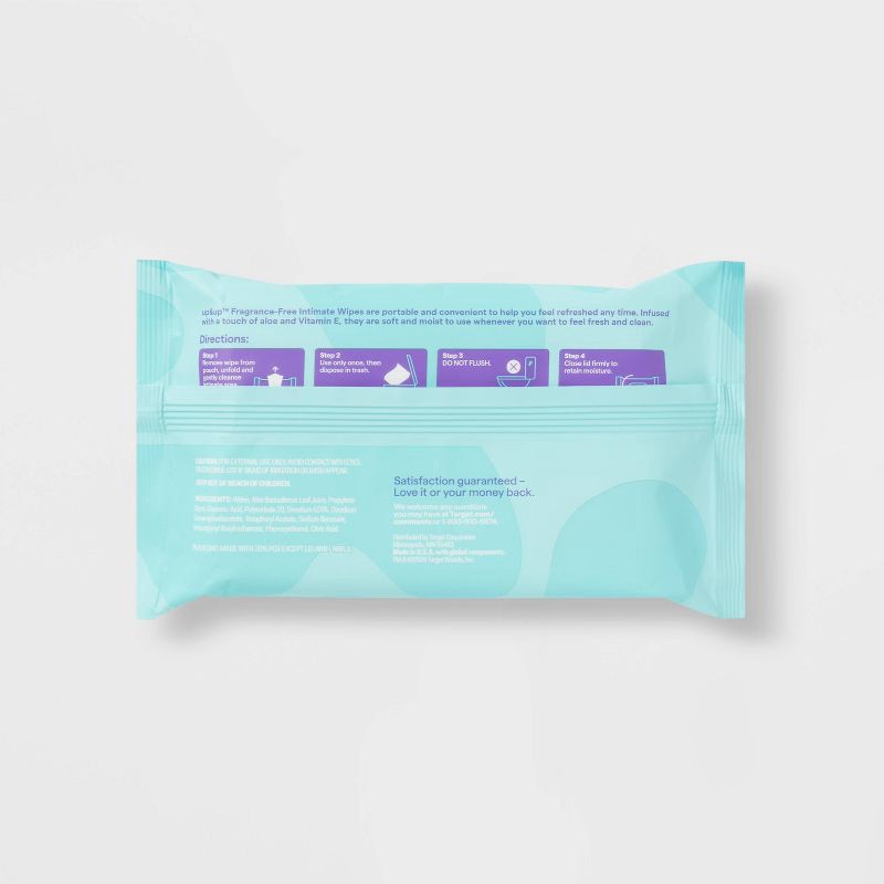 slide 4 of 5, Feminine Wipes - Unscented - 36ct - up&up™, 36 ct