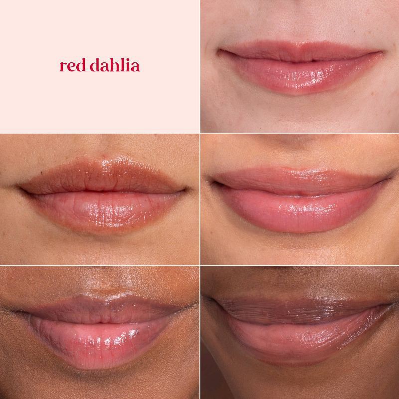 slide 3 of 12, Burt's Bees Tinted Lip Balm - Red Dahlia - 0.15oz, 0.15 oz
