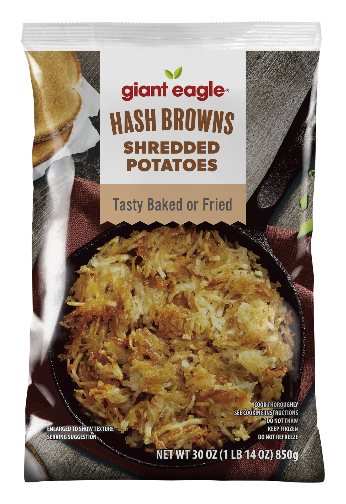 slide 1 of 1, Ge Shredded Hashbrown (Cs), 30 oz
