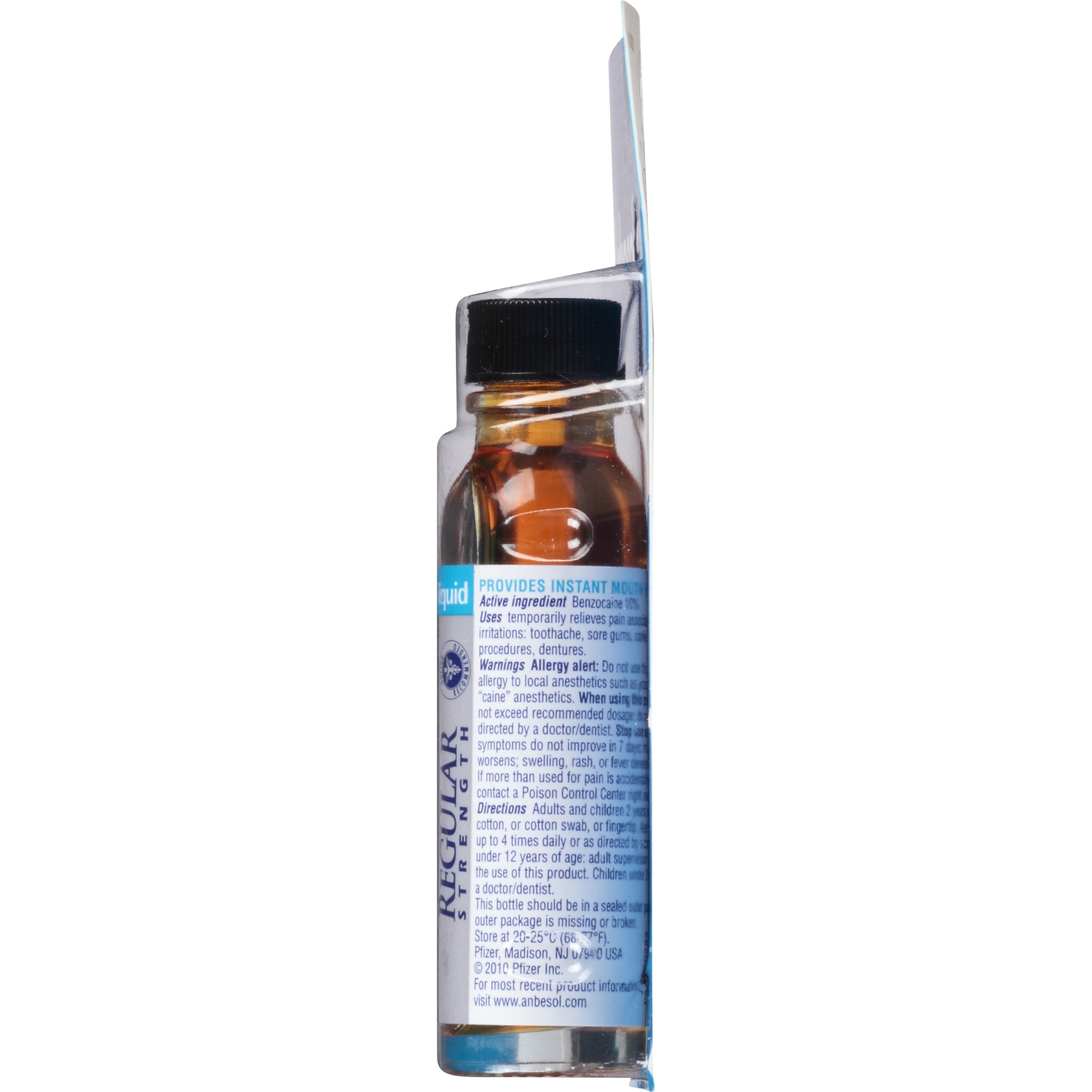 slide 3 of 4, Anbesol Regular Strength Oral Anesthetic Liquid, 0.41 fl oz