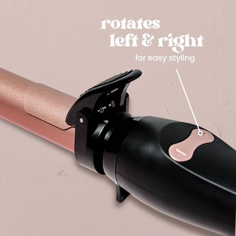 slide 7 of 8, BEACHWAVER Co. B1 Rotating Curling Iron - Midnight Rose - 1", 1 ct