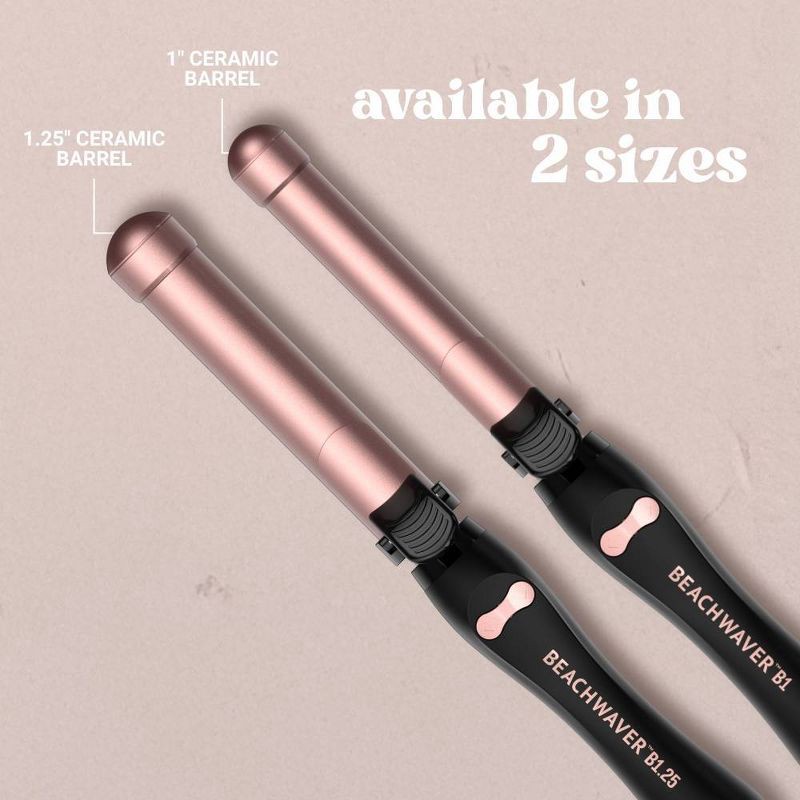 slide 8 of 8, BEACHWAVER Co. B1 Rotating Curling Iron - Midnight Rose - 1", 1 ct