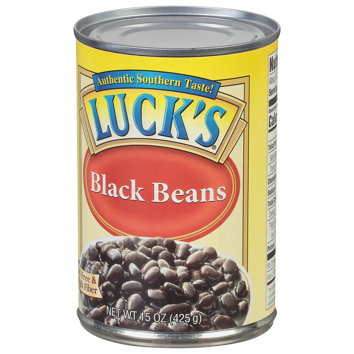 slide 4 of 4, Lucky's Black Beans, 15 oz