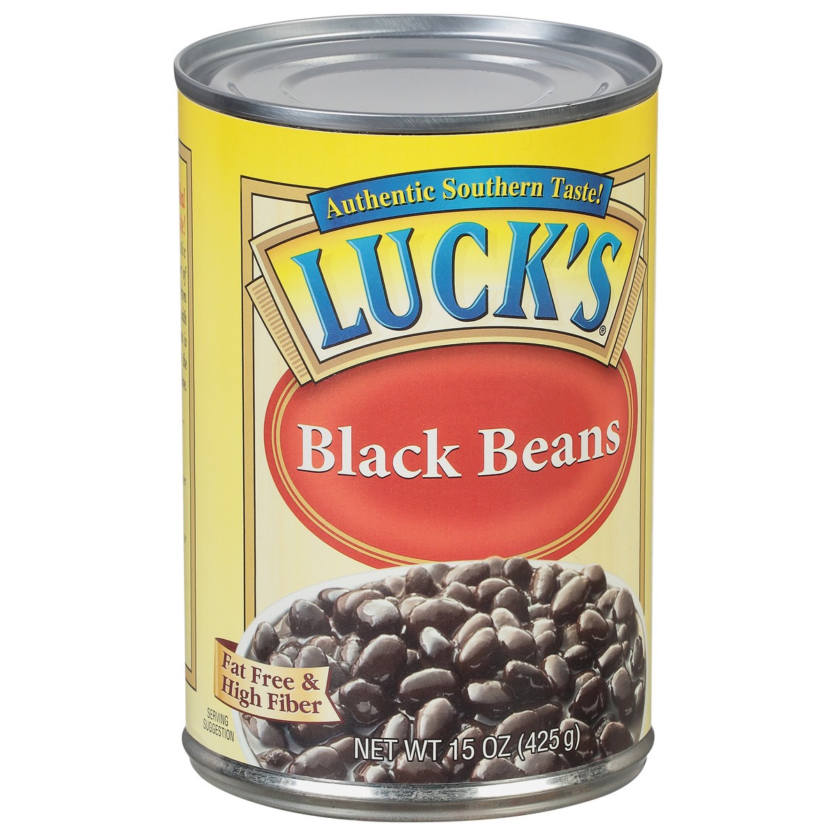 slide 2 of 4, Lucky's Black Beans, 15 oz