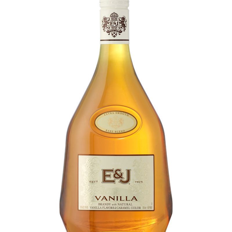 slide 1 of 2, E&j Vanilla Brandy, 750 ml