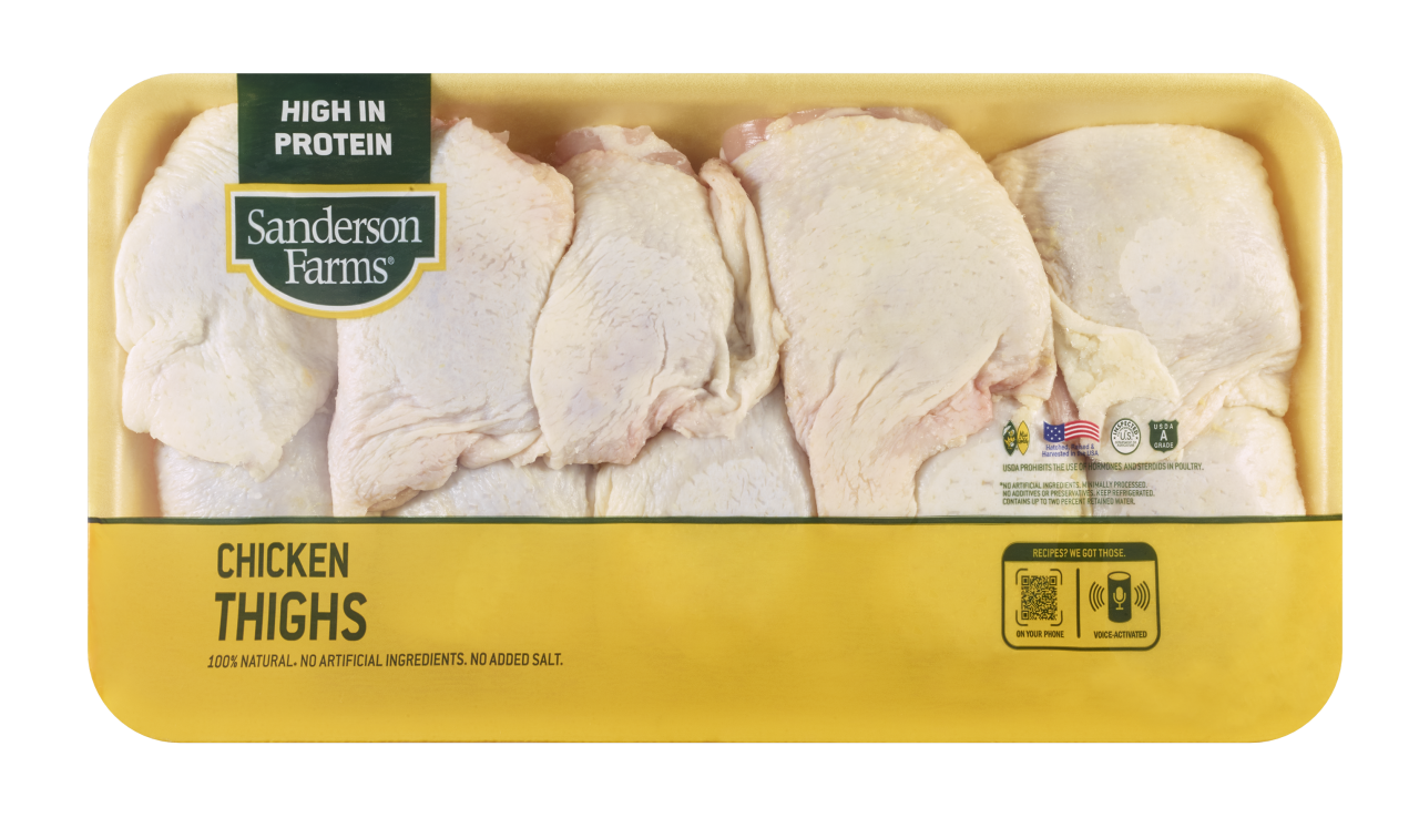slide 1 of 1, All Natural Chicken Thighs Value Pack - Per Package (Avg. 5 lb), per lb