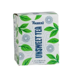 Hy-Vee Bunzi, Unsweet Tea 4pk