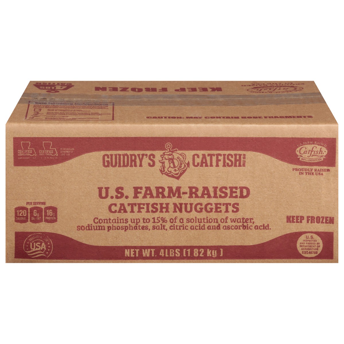 slide 4 of 4, Guidry's Nuggets Catfish 4 lb, 4 lb