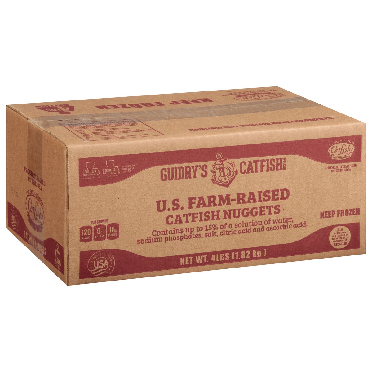 slide 2 of 4, Guidry's Nuggets Catfish 4 lb, 4 lb