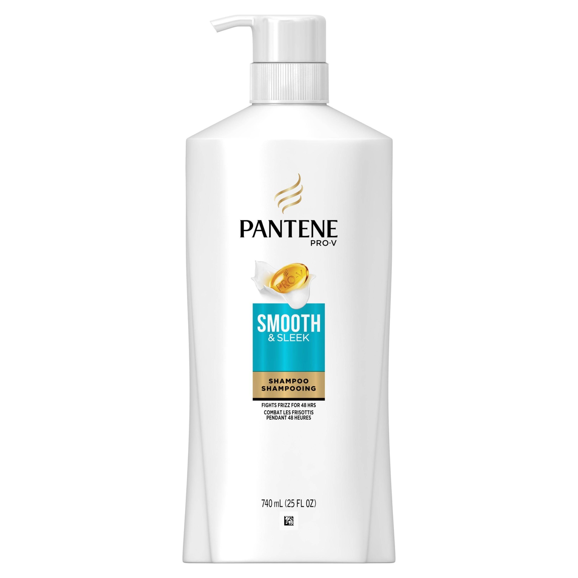 slide 1 of 4, Pantene Pro-V Smooth & Sleek Shampoo, 25 fl oz