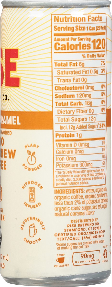 slide 9 of 9, RISE Brewing Co. RISE Salted Caramel Latte- 7 fl oz, 7 fl oz