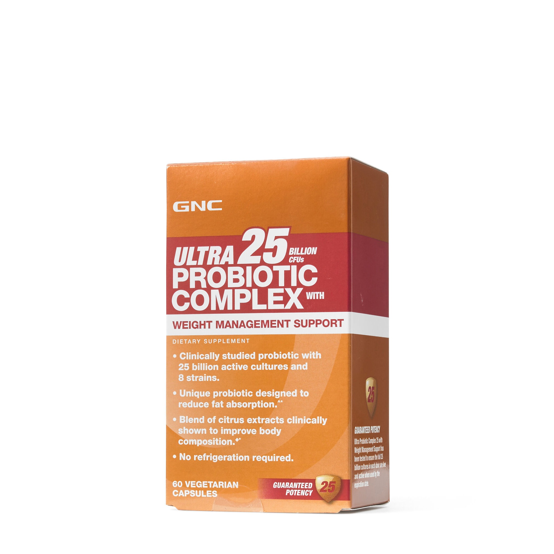 slide 1 of 1, GNC Ultra Probiotic Complex 25 With Weight Management Support, 60 ct