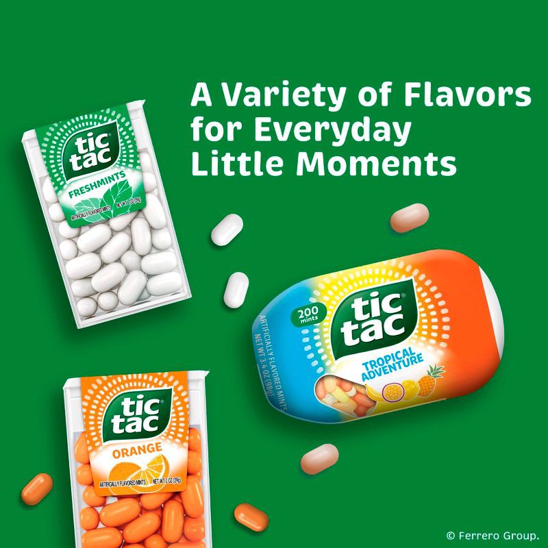 slide 5 of 5, Tic Tac Single Freshmint 100ct/1.7oz, 100 ct, 1.7 oz