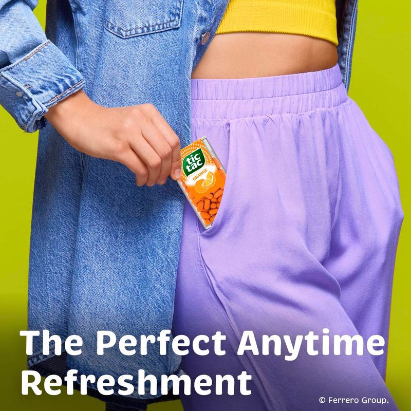 slide 3 of 8, Tic Tac Single Orange 100ct/1.7oz, 100 ct, 1.7 oz