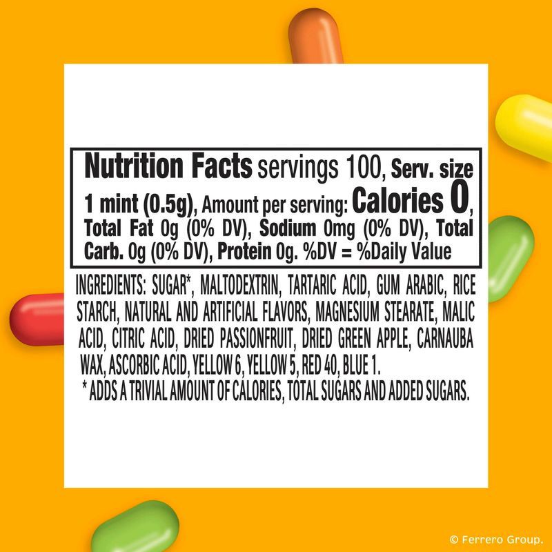 slide 6 of 8, Tic Tac Single Fruit Adventure 100ct/1.7oz, 100 ct, 1.7 oz