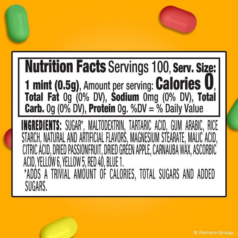 slide 8 of 8, Tic Tac Single Fruit Adventure 100ct/1.7oz, 100 ct, 1.7 oz