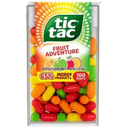 Tic Tac Single Fruit Adventure 100ct/1.7oz