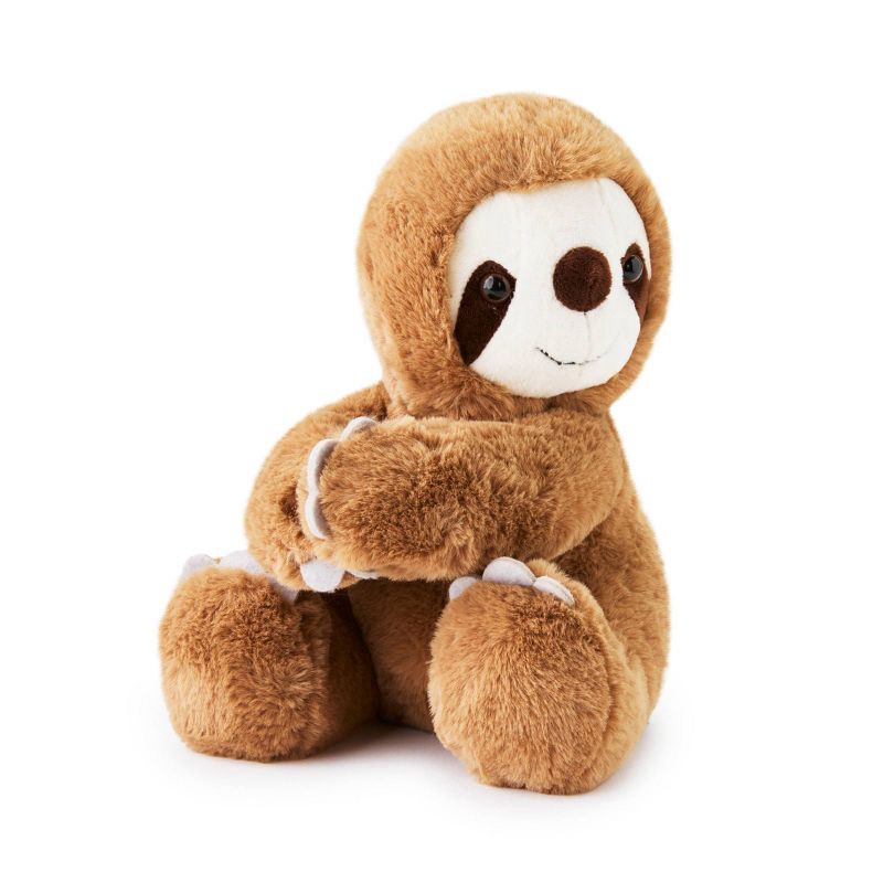 slide 7 of 12, FAO Schwarz 10" Mommy and Me Sloth Plush: Polyester Zoo Stuffed Animal, 1 ct