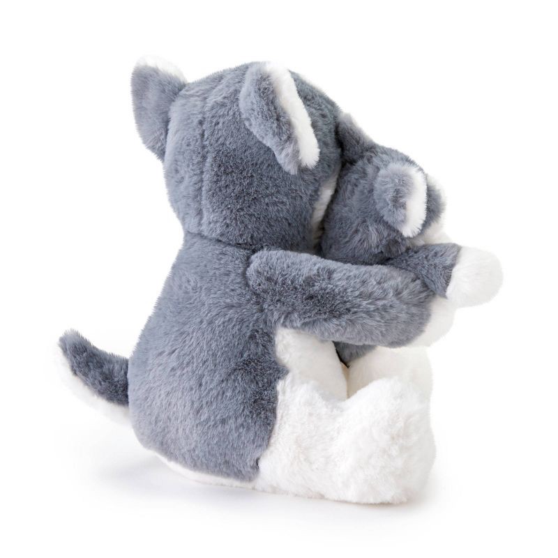 slide 3 of 9, FAO Schwarz 10" Mommy and Me Husky Plush, 1 ct
