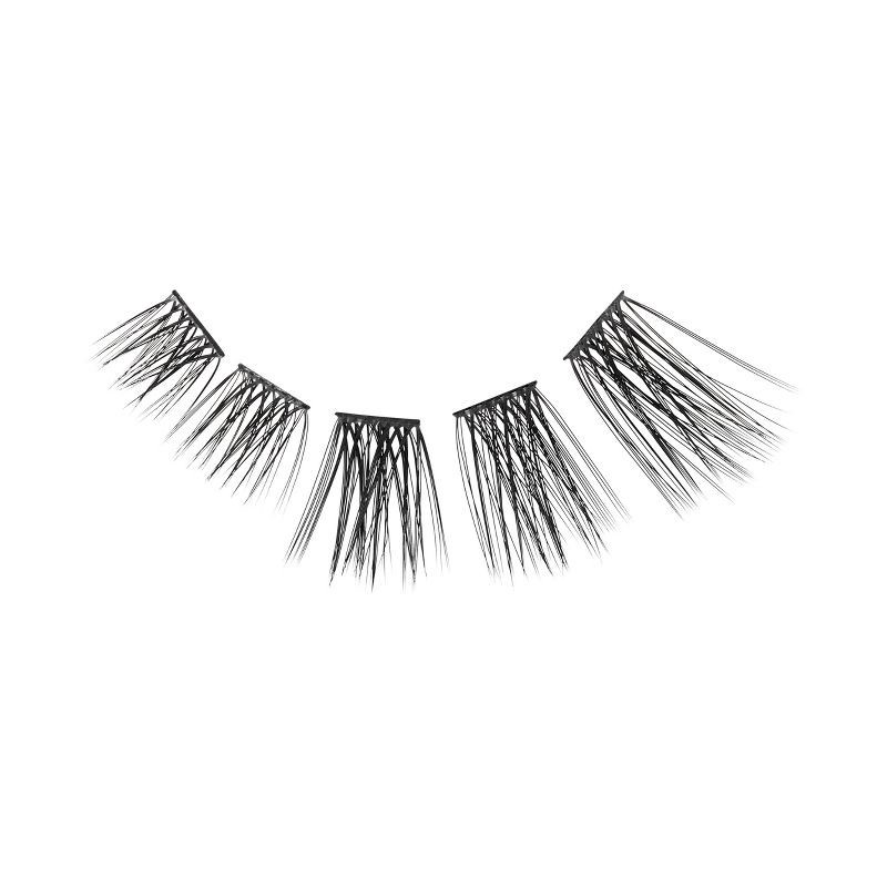slide 7 of 10, BeBlinky False Eyelash Clusters - Wide Band 03, Wispy, 9-16 mm - 72ct, 72 ct