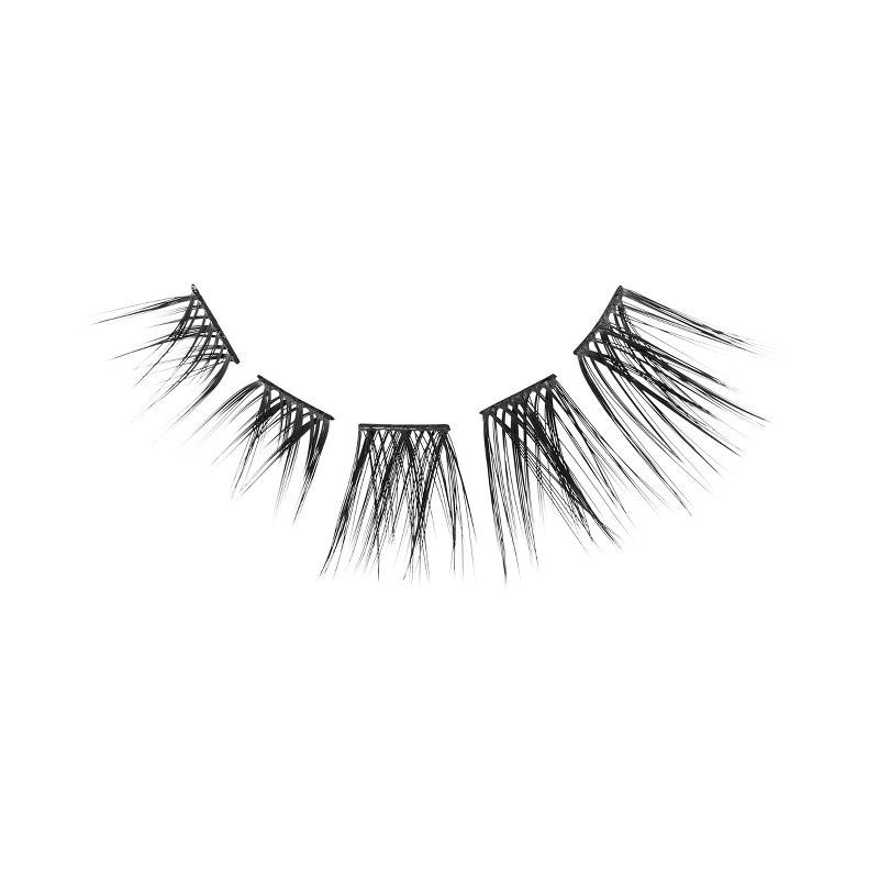 slide 7 of 10, BeBlinky False Eyelash Clusters - Wide Band 02, Wispy, 9-16 mm - 72ct, 72 ct