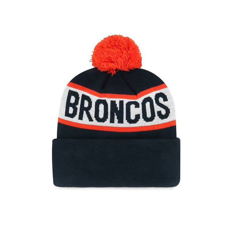 slide 2 of 2, NFL Denver Broncos Full Blitz Knit Beanie: Sports Team Logo, Adult One Size, 1 ct