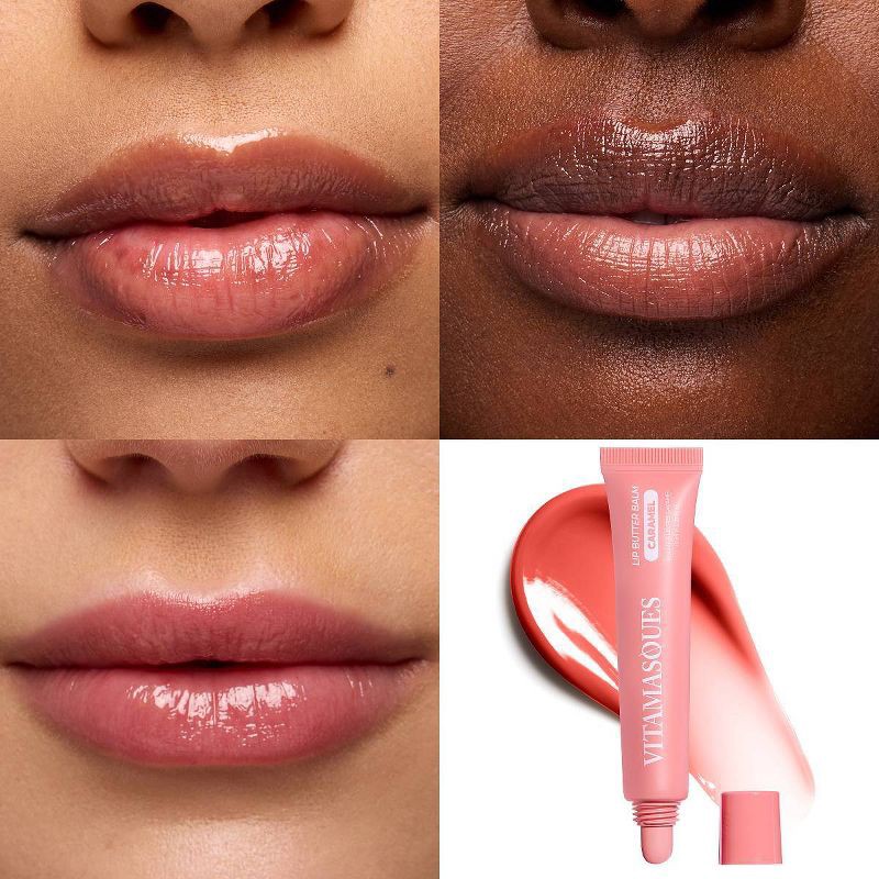 slide 3 of 9, Vitamasques Plump & Repair Tinted Lip Butter Balm - Caramel - 0.33 fl oz, 0.33 fl oz