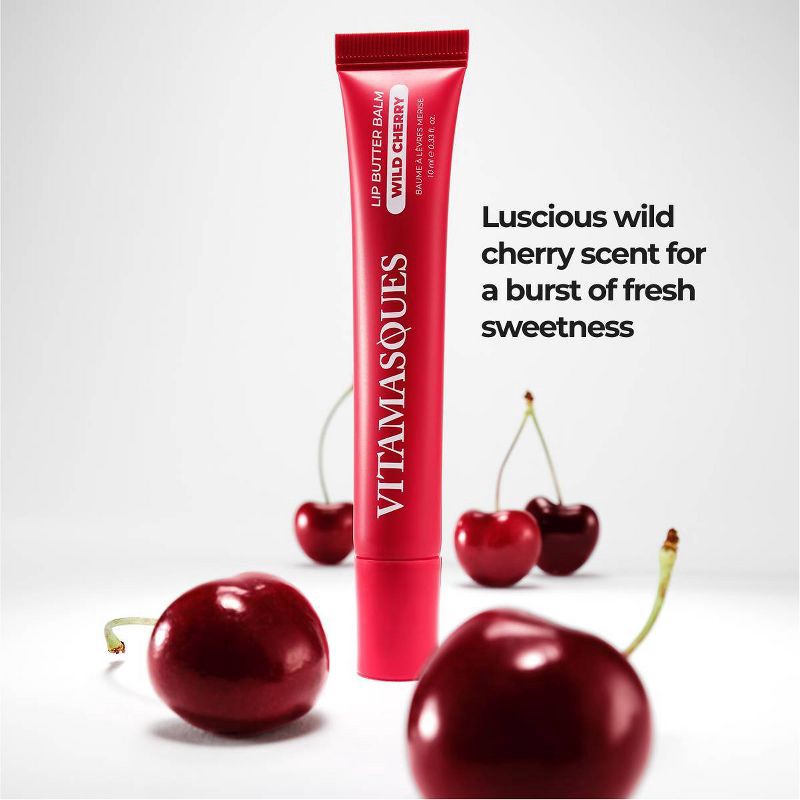 slide 7 of 9, Vitamasques Plump & Repair Tinted Lip Butter Balm - Wild Cherry - 0.33 fl oz, 0.33 fl oz