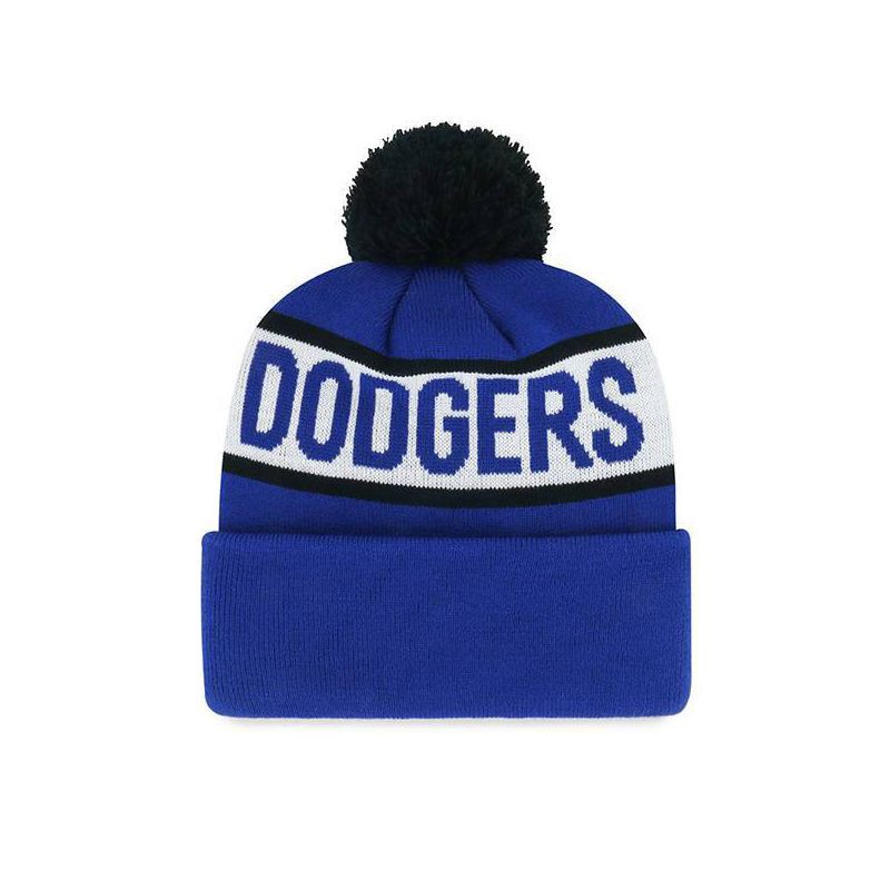 slide 2 of 2, MLB Los Angeles Dodgers Full Blitz Knit Beanie: Team Logo Sports Hat, 1 ct