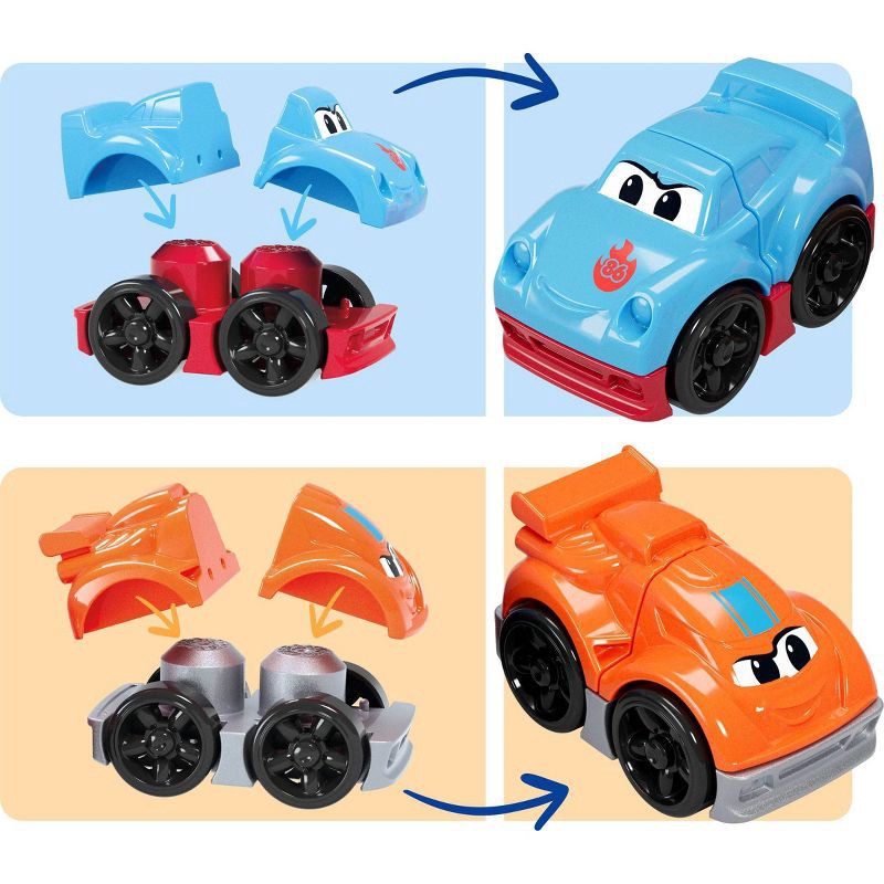 slide 3 of 6, Mega Bloks First Builders Build & Race Rig Toy Blocks for Toddler - 19pc, 19 ct