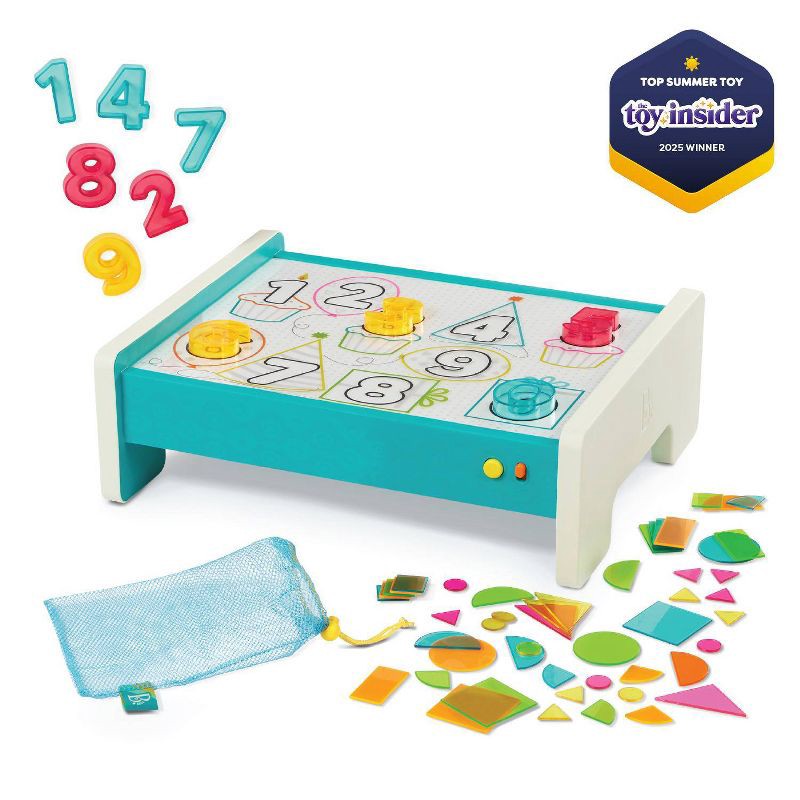 slide 3 of 13, B. toys Look & Shine - Educational Light Box Playset, 1 ct