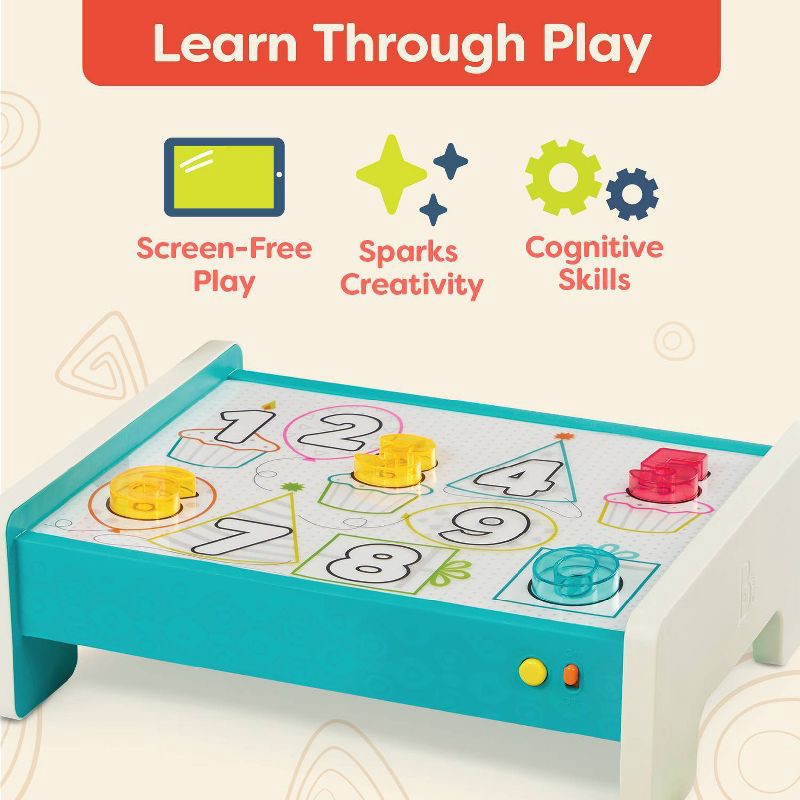 slide 6 of 13, B. toys Look & Shine - Educational Light Box Playset, 1 ct