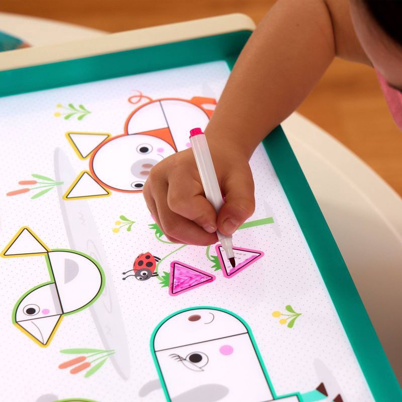 slide 7 of 13, B. toys Look & Shine - Educational Light Box Playset, 1 ct