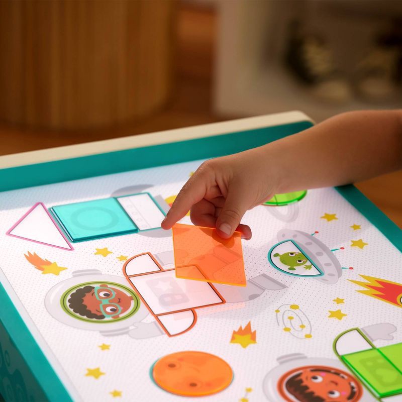 slide 8 of 13, B. toys Look & Shine - Educational Light Box Playset, 1 ct