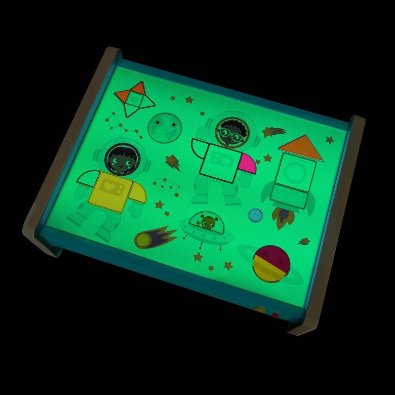 slide 9 of 13, B. toys Look & Shine - Educational Light Box Playset, 1 ct