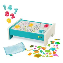 B. toys Look & Shine - Educational Light Box Playset: Shapes, Creative Thinking, Sensory Development, Fine Motor Skills