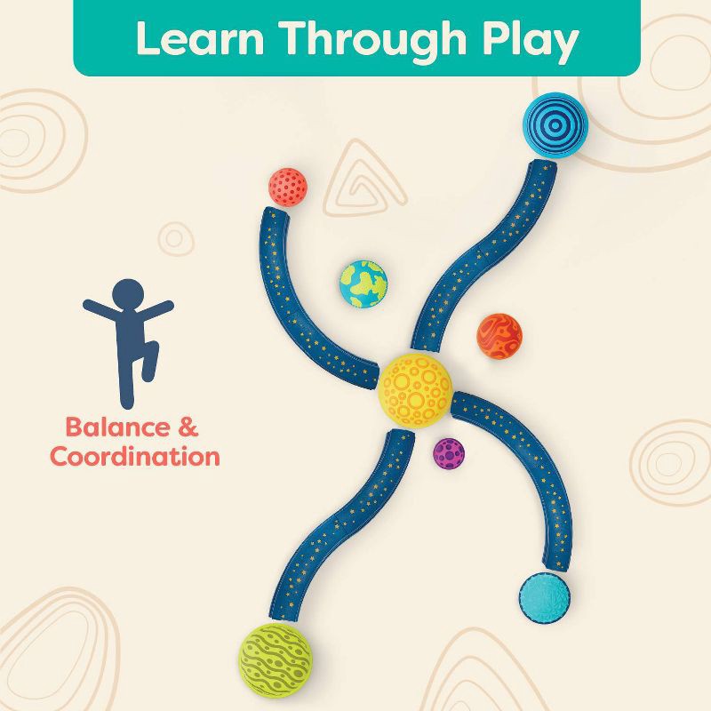 slide 4 of 10, B. toys Planet Balance Beams - Planet Hopper, 1 ct