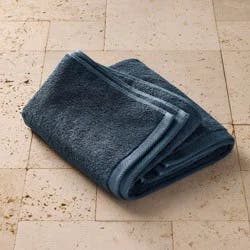 Organic Bath Towel Dark Mineral Blue - Casaluna™