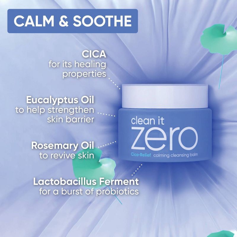 slide 6 of 9, Banila Co Clean It Zero Calming Cleansing Balm with Cica Relief - 3.4oz, 3.4 oz