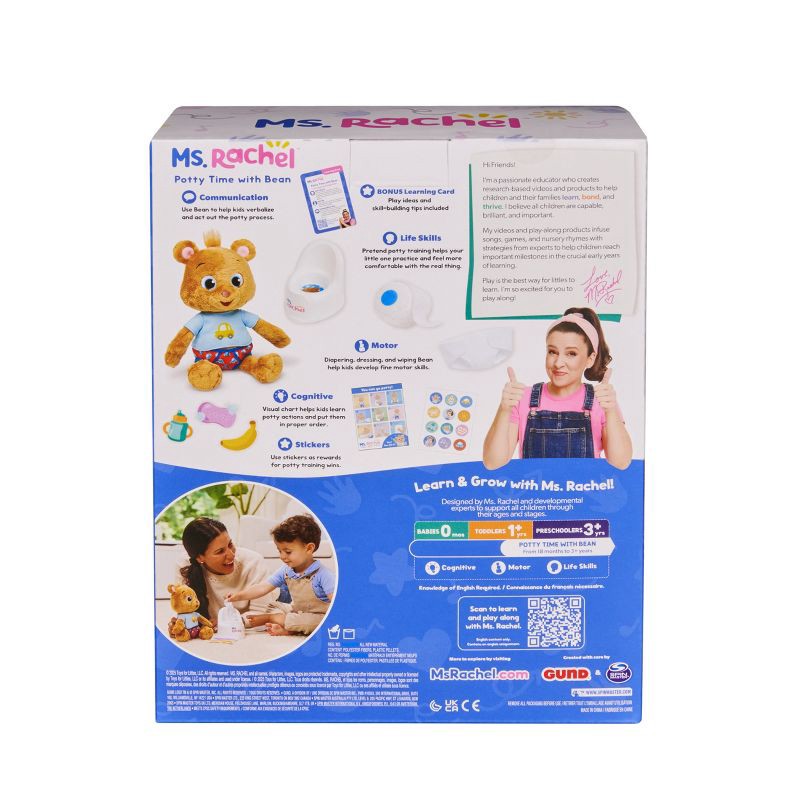 slide 8 of 9, Ms. Rachel Potty Time with Bean, 1 ct