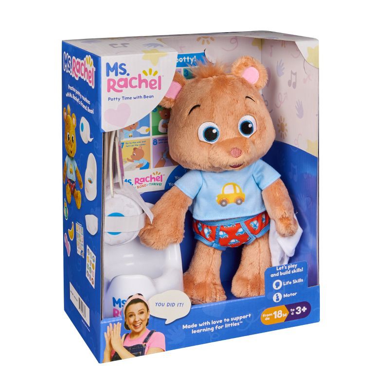 slide 9 of 9, Ms. Rachel Potty Time with Bean, 1 ct