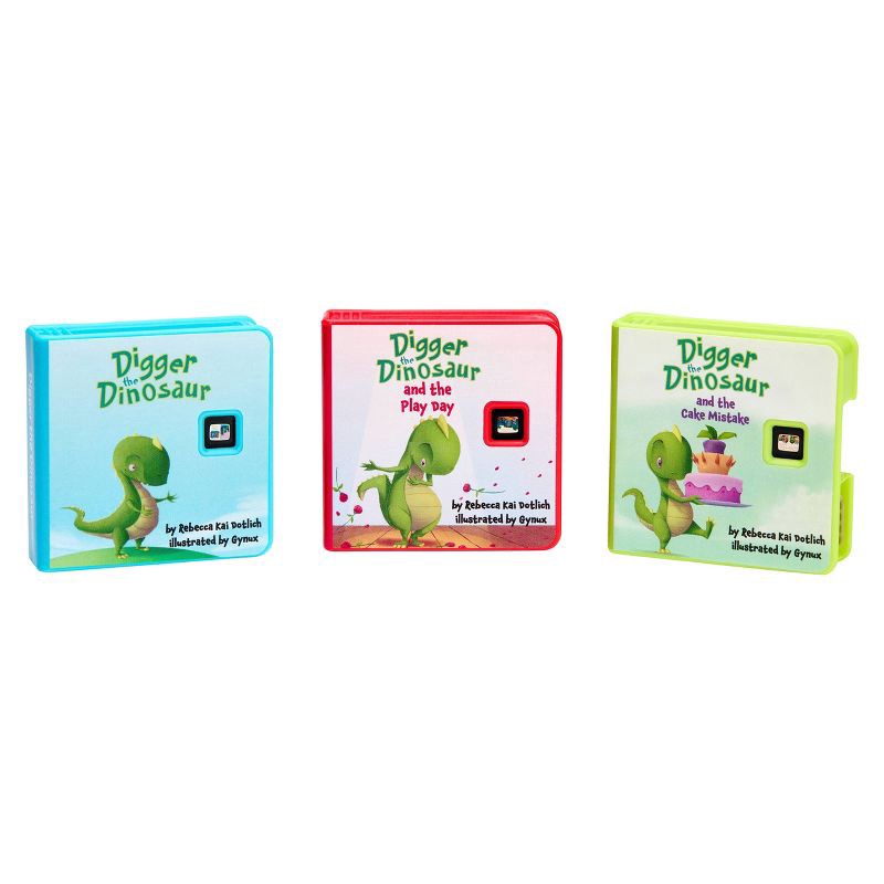 slide 4 of 8, Little Tikes Story Dream Machine HarperCollins Digger the Dinosaur Collection Storytime Audio Books, 1 ct