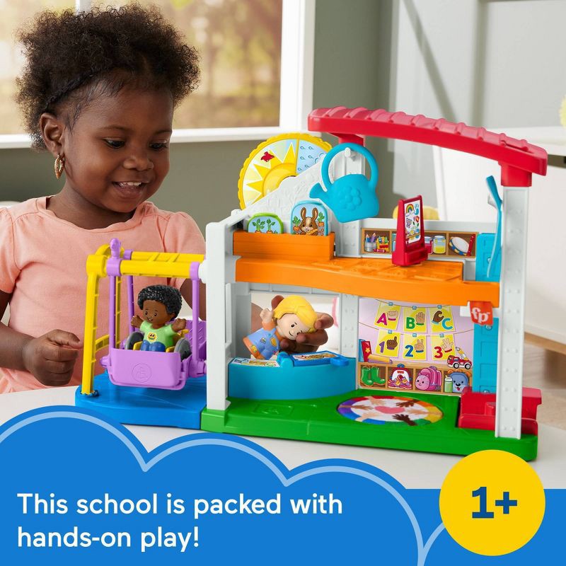 slide 2 of 6, Fisher-Price Little People Play for All School Toddler Playset with Figures & Accessories, 1 ct