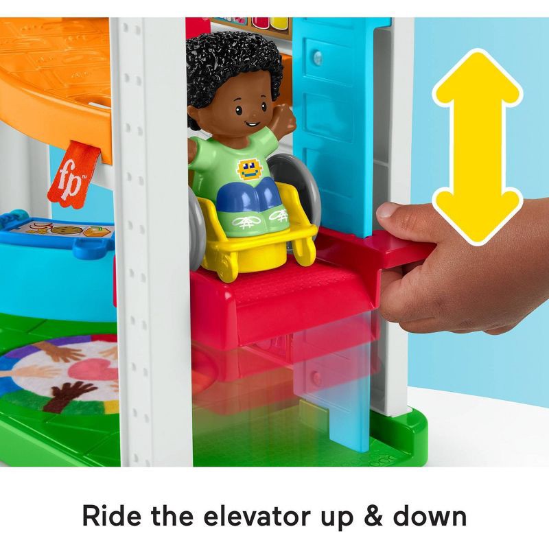 slide 3 of 6, Fisher-Price Little People Play for All School Toddler Playset with Figures & Accessories, 1 ct