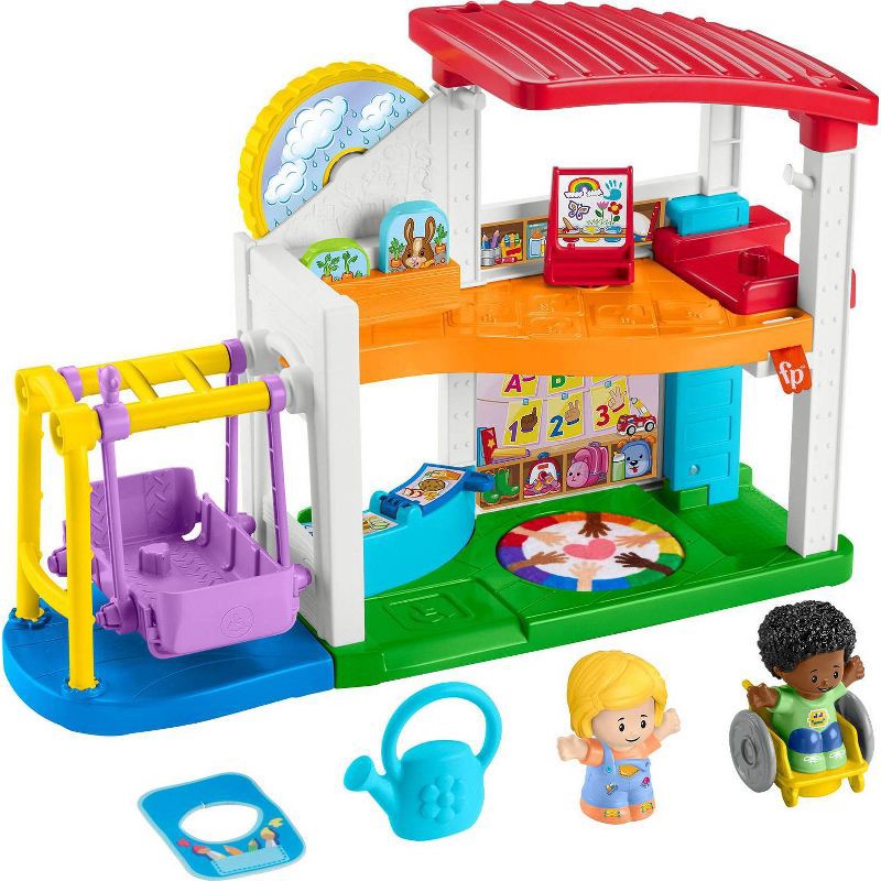slide 1 of 6, Fisher-Price Little People Play for All School Toddler Playset with Figures & Accessories, 1 ct