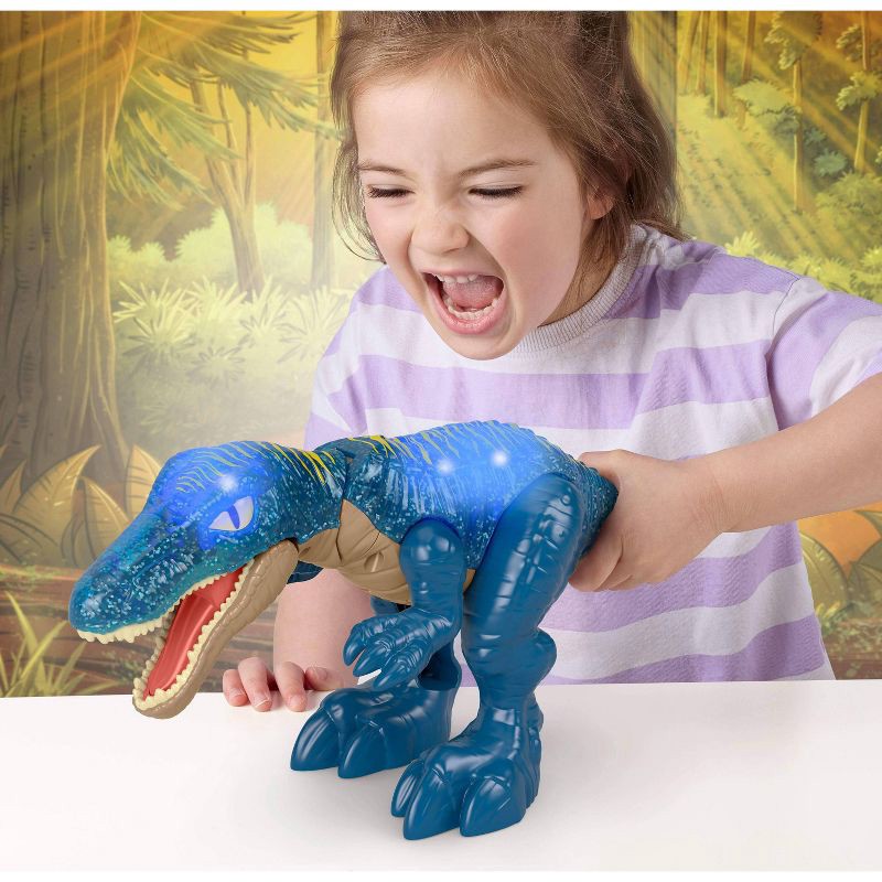 slide 2 of 6, Fisher-Price Imaginext Jurassic World Growl & Glow Baryonyx Dinosaur with Lights Sounds, 1 ct