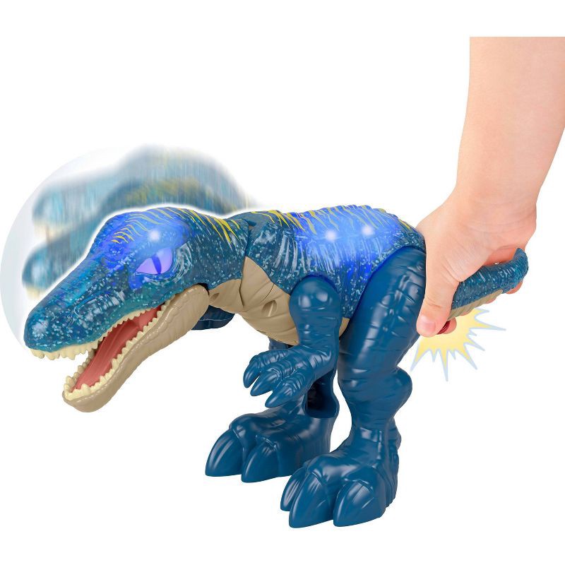 slide 3 of 6, Fisher-Price Imaginext Jurassic World Growl & Glow Baryonyx Dinosaur with Lights Sounds, 1 ct
