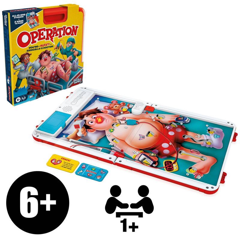 slide 2 of 7, Hasbro Classic Operation Game, 1 ct