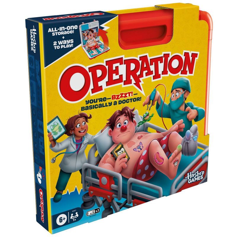 slide 1 of 7, Hasbro Classic Operation Game, 1 ct